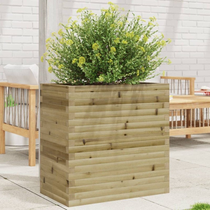 vidaXL Pflanzkübel 70x40x68,5 cm Kiefernholz Imprägniert vidaXL Pflanzkübel 70x40x68,5 cm Kiefernholz Imprägniert