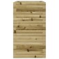 vidaXL Pflanzkübel 70x40x68,5 cm Kiefernholz Imprägniert vidaXL Pflanzkübel 70x40x68,5 cm Kiefernholz Imprägniert