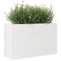 vidaXL Pflanzkübel Weiß 110x40x68,5 cm Massivholz Kiefer vidaXL Pflanzkübel Weiß 110x40x68,5 cm Massivholz Kiefer