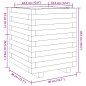 vidaXL Pflanzkübel 40x40x49,5 cm Massivholz Douglasie vidaXL Pflanzkübel 40x40x49,5 cm Massivholz Douglasie