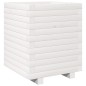vidaXL Pflanzkübel Weiß 40x40x49,5 cm Massivholz Kiefer vidaXL Pflanzkübel Weiß 40x40x49,5 cm Massivholz Kiefer