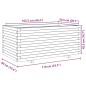 vidaXL Pflanzkübel 110x60x49,5 cm Kiefernholz Imprägniert vidaXL Pflanzkübel 110x60x49,5 cm Kiefernholz Imprägniert