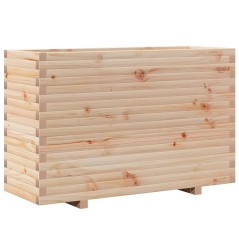 vidaXL Pflanzkübel 110x40x72,5 cm Massivholz Kiefer