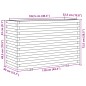 vidaXL Pflanzkübel 110x40x72,5 cm Massivholz Douglasie vidaXL Pflanzkübel 110x40x72,5 cm Massivholz Douglasie