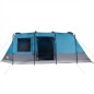vidaXL Tunnelzelt 4 Personen Blau Wasserdicht vidaXL Tunnelzelt 4 Personen Blau Wasserdicht
