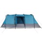 vidaXL Tunnelzelt 4 Personen Blau Wasserdicht vidaXL Tunnelzelt 4 Personen Blau Wasserdicht