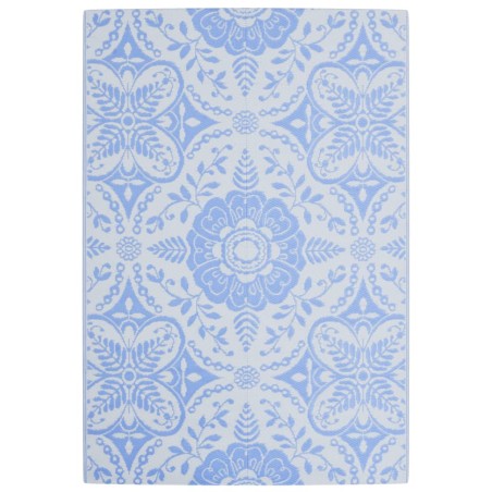 vidaXL Outdoor-Teppich Babyblau 140x200 cm PP