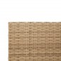 vidaXL Gartensofa in L-Form mit Tisch und Kissen Beige Poly Rattan vidaXL Gartensofa in L-Form mit Tisch und Kissen Beige Poly Rattan