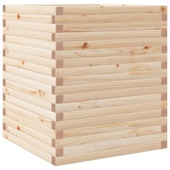 vidaXL Pflanzkübel 60x60x68,5 cm Massivholz Kiefer