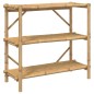 vidaXL Regal mit 3 Böden 100x40x90 cm Bambus vidaXL Regal mit 3 Böden 100x40x90 cm Bambus