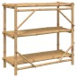 vidaXL Regal mit 3 Böden 100x40x90 cm Bambus vidaXL Regal mit 3 Böden 100x40x90 cm Bambus