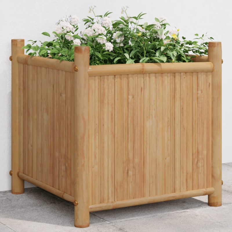 vidaXL Pflanzkübel 40x40x40 cm Bambus vidaXL Pflanzkübel 40x40x40 cm Bambus