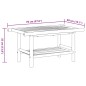 vidaXL Couchtisch 70x40x35 cm Bambus vidaXL Couchtisch 70x40x35 cm Bambus
