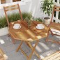 vidaXL Tischplatte 70x70x2,5 cm Achteckig Massivholz Teak vidaXL Tischplatte 70x70x2,5 cm Achteckig Massivholz Teak