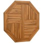 vidaXL Tischplatte 70x70x2,5 cm Achteckig Massivholz Teak vidaXL Tischplatte 70x70x2,5 cm Achteckig Massivholz Teak