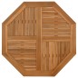 vidaXL Tischplatte 90x90x2,5 cm Achteckig Massivholz Teak vidaXL Tischplatte 90x90x2,5 cm Achteckig Massivholz Teak