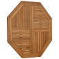 vidaXL Tischplatte 90x90x2,5 cm Achteckig Massivholz Teak vidaXL Tischplatte 90x90x2,5 cm Achteckig Massivholz Teak