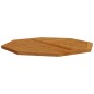 vidaXL Tischplatte 90x90x2,5 cm Achteckig Massivholz Teak vidaXL Tischplatte 90x90x2,5 cm Achteckig Massivholz Teak