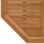vidaXL Tischplatte 90x90x2,5 cm Achteckig Massivholz Teak vidaXL Tischplatte 90x90x2,5 cm Achteckig Massivholz Teak