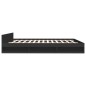 vidaXL Bettgestell mit Schubladen Schwarz 200x200 cm Holzwerkstoff vidaXL Bettgestell mit Schubladen Schwarz 200x200 cm Holzwerkstoff
