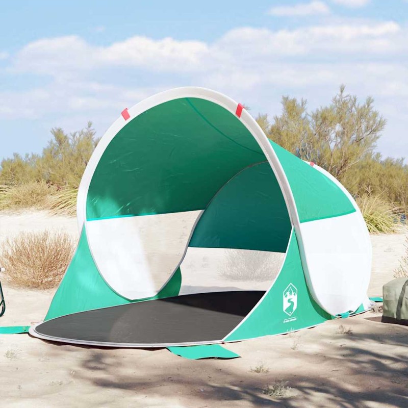 vidaXL Strandzelt Seegrün Pop-Up Wasserdicht vidaXL Strandzelt Seegrün Pop-Up Wasserdicht