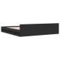 vidaXL Bettgestell mit Schubladen Schwarz 180x200 cm Holzwerkstoff vidaXL Bettgestell mit Schubladen Schwarz 180x200 cm Holzwerkstoff