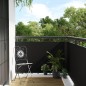 vidaXL Balkon-Sichtschutz Schwarz 300x80 cm Poly Rattan vidaXL Balkon-Sichtschutz Schwarz 300x80 cm Poly Rattan