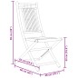 vidaXL Gartenstühle 2 Stk. Klappbar 46x66x99 cm Bambus vidaXL Gartenstühle 2 Stk. Klappbar 46x66x99 cm Bambus