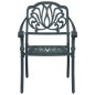 vidaXL 3-tlg. Bistro-Set Grün Aluminiumguss vidaXL 3-tlg. Bistro-Set Grün Aluminiumguss