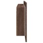 vidaXL LED-Spiegelschrank Braun Eichen-Optik 100x12x45 cm vidaXL LED-Spiegelschrank Braun Eichen-Optik 100x12x45 cm