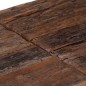vidaXL Konsolentisch Silbern Edelstahl und Massive Holzschwellen vidaXL Konsolentisch Silbern Edelstahl und Massive Holzschwellen