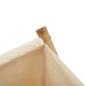 vidaXL Wäschekorb Cremeweiß 45x55x63,5 cm Bambus vidaXL Wäschekorb Cremeweiß 45x55x63,5 cm Bambus