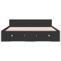 vidaXL Bettgestell mit Schubladen Schwarz 120x200 cm Holzwerkstoff vidaXL Bettgestell mit Schubladen Schwarz 120x200 cm Holzwerkstoff