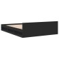 vidaXL Bettgestell mit Schubladen Schwarz 120x200 cm Holzwerkstoff vidaXL Bettgestell mit Schubladen Schwarz 120x200 cm Holzwerkstoff
