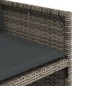 vidaXL 9-tlg. Garten-Essgruppe mit Kissen Grau Poly Rattan vidaXL 9-tlg. Garten-Essgruppe mit Kissen Grau Poly Rattan