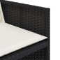 vidaXL 13-tlg. Garten-Essgruppe mit Kissen Schwarz Poly Rattan vidaXL 13-tlg. Garten-Essgruppe mit Kissen Schwarz Poly Rattan