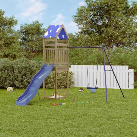 vidaXL Spielturm Imprägniertes Kiefernholz