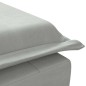vidaXL Massage-Chaiselongue mit Nackenrolle Hellgrau Samt vidaXL Massage-Chaiselongue mit Nackenrolle Hellgrau Samt