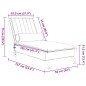vidaXL Massage-Chaiselongue mit Nackenrolle Gelb Samt vidaXL Massage-Chaiselongue mit Nackenrolle Gelb Samt
