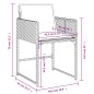 vidaXL 5-tlg. Garten-Essgruppe mit Kissen Hellgrau Poly Rattan vidaXL 5-tlg. Garten-Essgruppe mit Kissen Hellgrau Poly Rattan