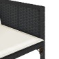 vidaXL 11-tlg. Garten-Essgruppe mit Kissen Schwarz Poly Rattan vidaXL 11-tlg. Garten-Essgruppe mit Kissen Schwarz Poly Rattan
