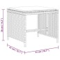 vidaXL 13-tlg. Garten-Essgruppe mit Kissen Beige Poly Rattan vidaXL 13-tlg. Garten-Essgruppe mit Kissen Beige Poly Rattan