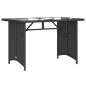 vidaXL 2-tlg. Garten-Essgruppe mit Kissen Schwarz Poly Rattan vidaXL 2-tlg. Garten-Essgruppe mit Kissen Schwarz Poly Rattan