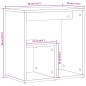 vidaXL Beistelltische 2 Stk. Schwarz 50x30x50 cm Holzwerkstoff vidaXL Beistelltische 2 Stk. Schwarz 50x30x50 cm Holzwerkstoff