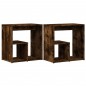 vidaXL Beistelltische 2 Stk. Räuchereiche 50x30x50 cm Holzwerkstoff vidaXL Beistelltische 2 Stk. Räuchereiche 50x30x50 cm Holzwerkstoff