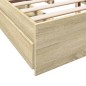 vidaXL Bettgestell mit Schubladen Sonoma-Eiche 160x200cm Holzwerkstoff vidaXL Bettgestell mit Schubladen Sonoma-Eiche 160x200cm Holzwerkstoff