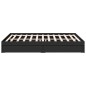 vidaXL Bettgestell mit Schubladen Schwarz 150x200 cm Holzwerkstoff vidaXL Bettgestell mit Schubladen Schwarz 150x200 cm Holzwerkstoff