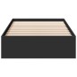 vidaXL Bettgestell mit Schubladen Schwarz 90x200 cm Holzwerkstoff vidaXL Bettgestell mit Schubladen Schwarz 90x200 cm Holzwerkstoff