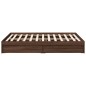 vidaXL Bettgestell mit Schubladen Braun Eichen-Optik 140x190 cm vidaXL Bettgestell mit Schubladen Braun Eichen-Optik 140x190 cm