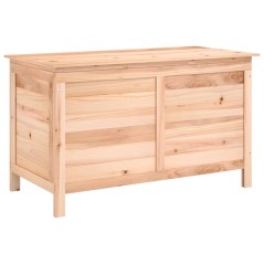 vidaXL Gartentruhe 99x50x56,5 cm Massivholz Tanne